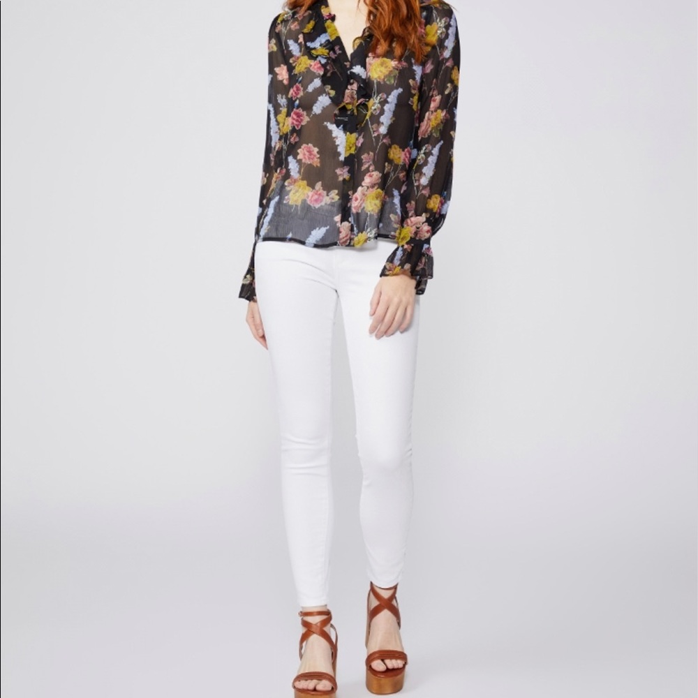 Paige White Verdugo Ankle Jeans Denim